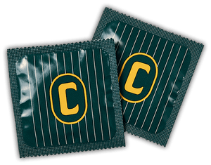 Ribbed Condom Wrapper